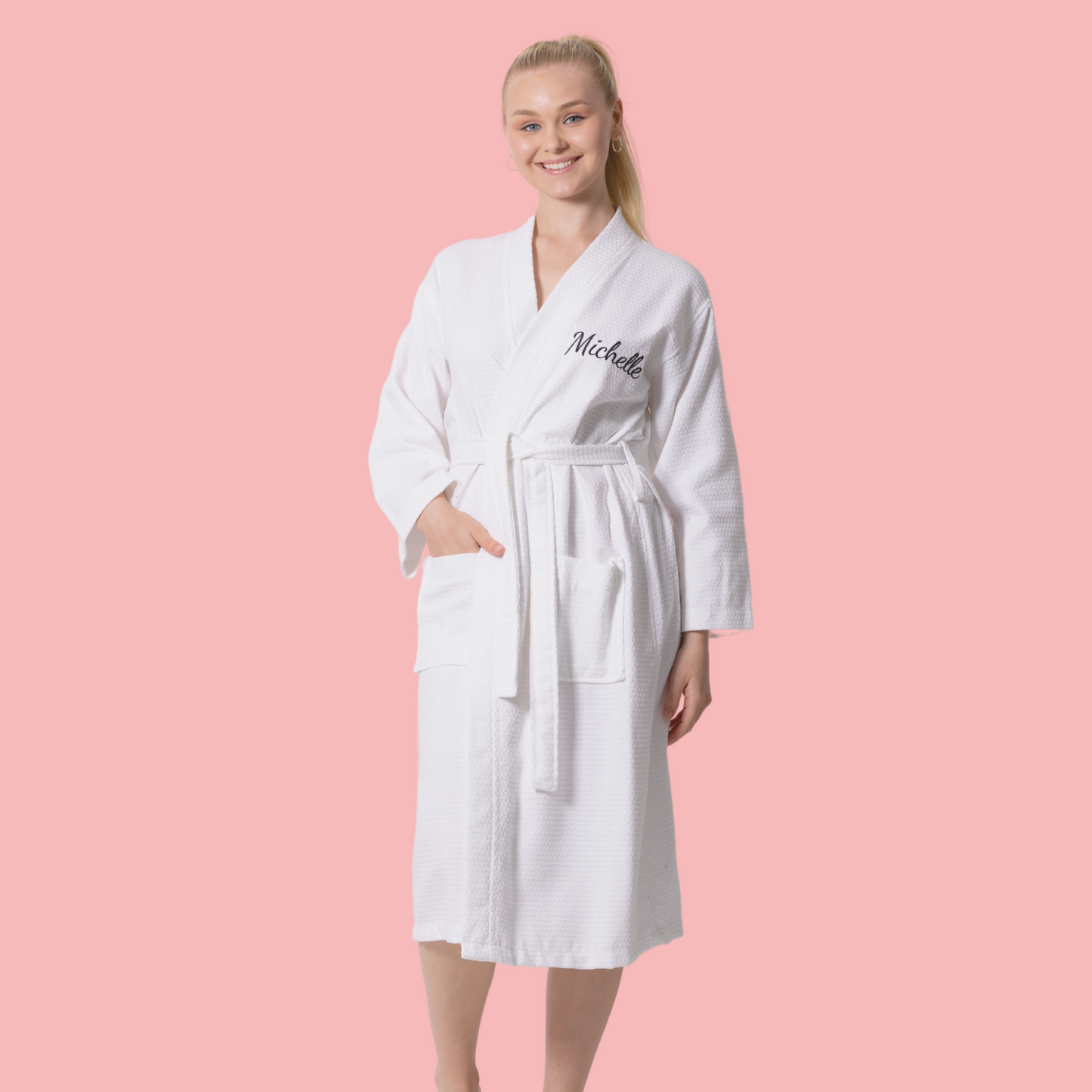 100% Cotton Long Unisex Bathrobe