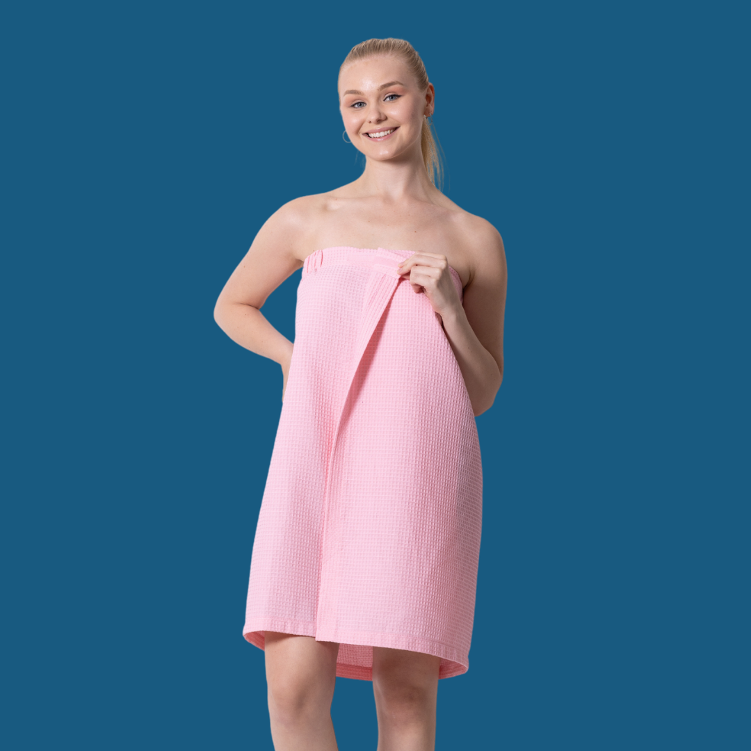 Waffle Spa Wrap for Women