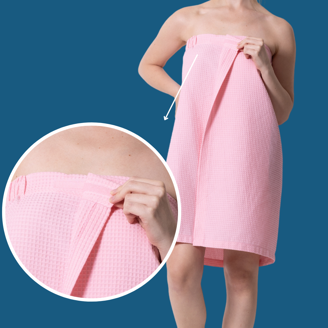Waffle Spa Wrap for Women
