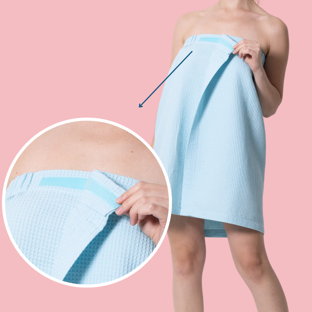 Waffle Spa Wrap for Women