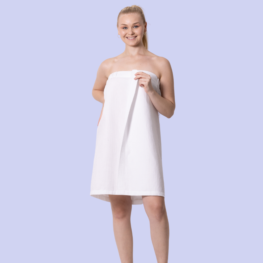 Waffle Spa Wrap for Women
