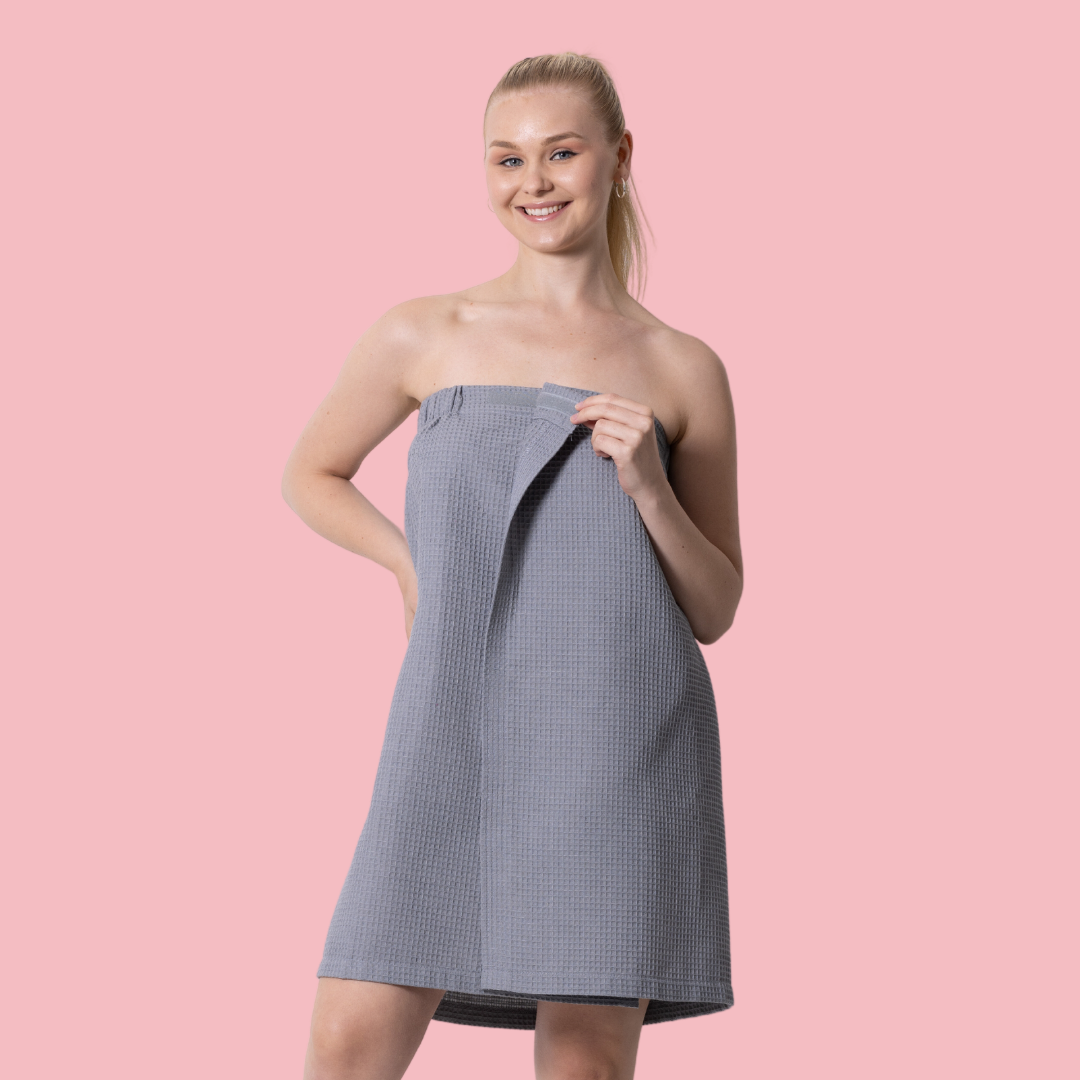 Waffle Spa Wrap for Women